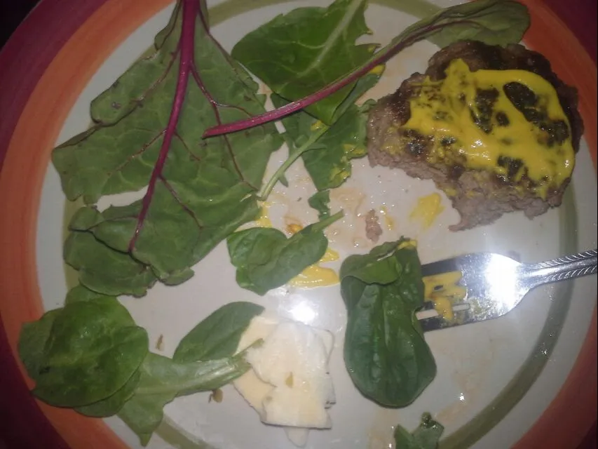 lamb patty with greens|Dawn Nelsonさん