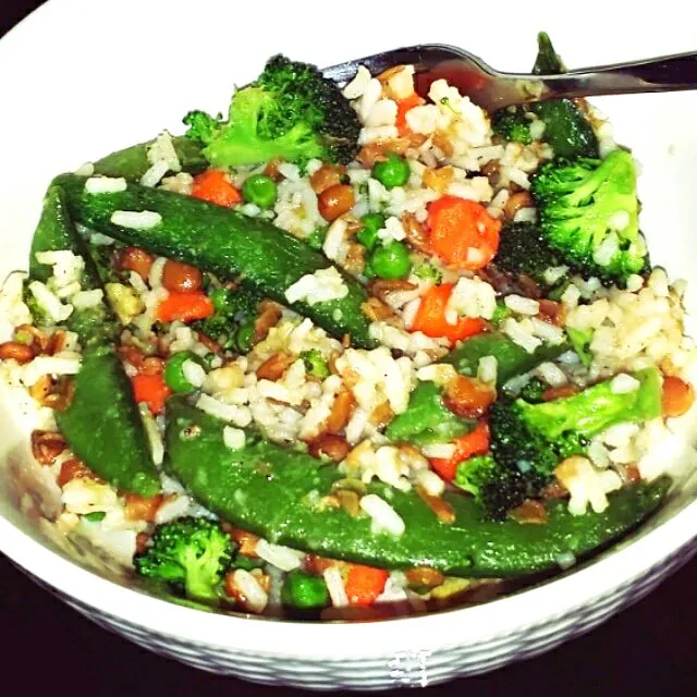 Rice with lentils and veggies #Vegetarian|Jessさん