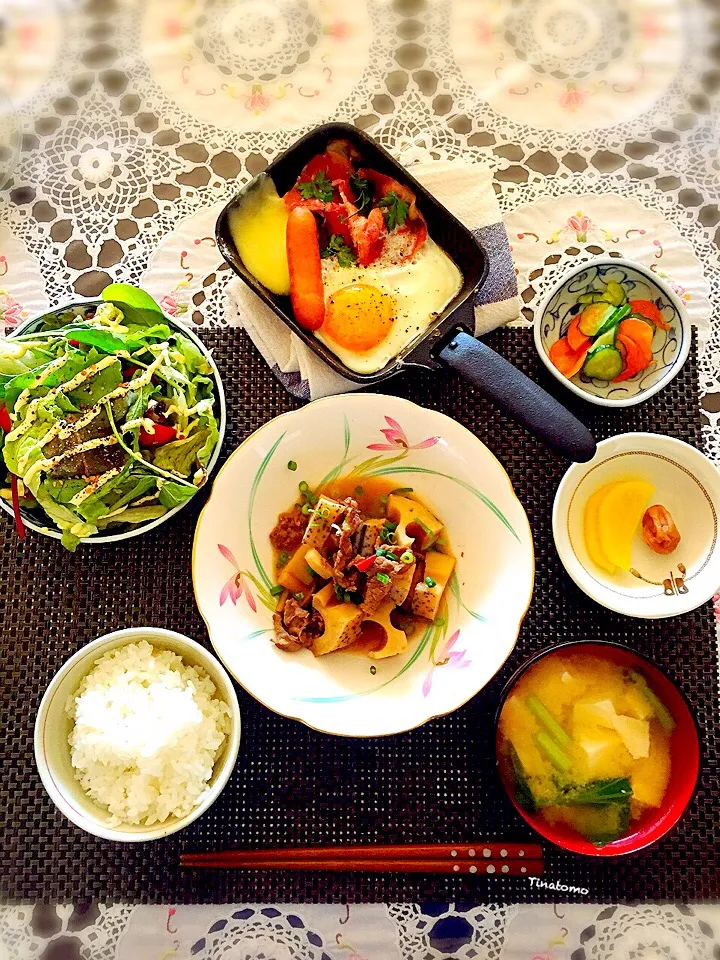 Snapdishの料理写真:朝ごはん！|Tina Tomoko😋さん