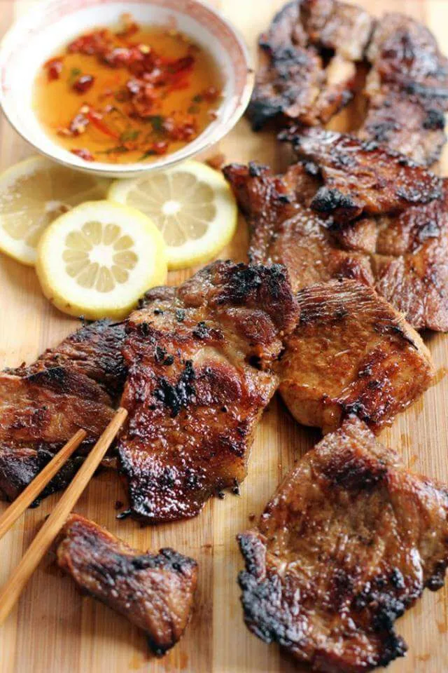 Snapdishの料理写真:Vietnamese Style Grilled Lemongrass Pork|EriLorn foodtripさん