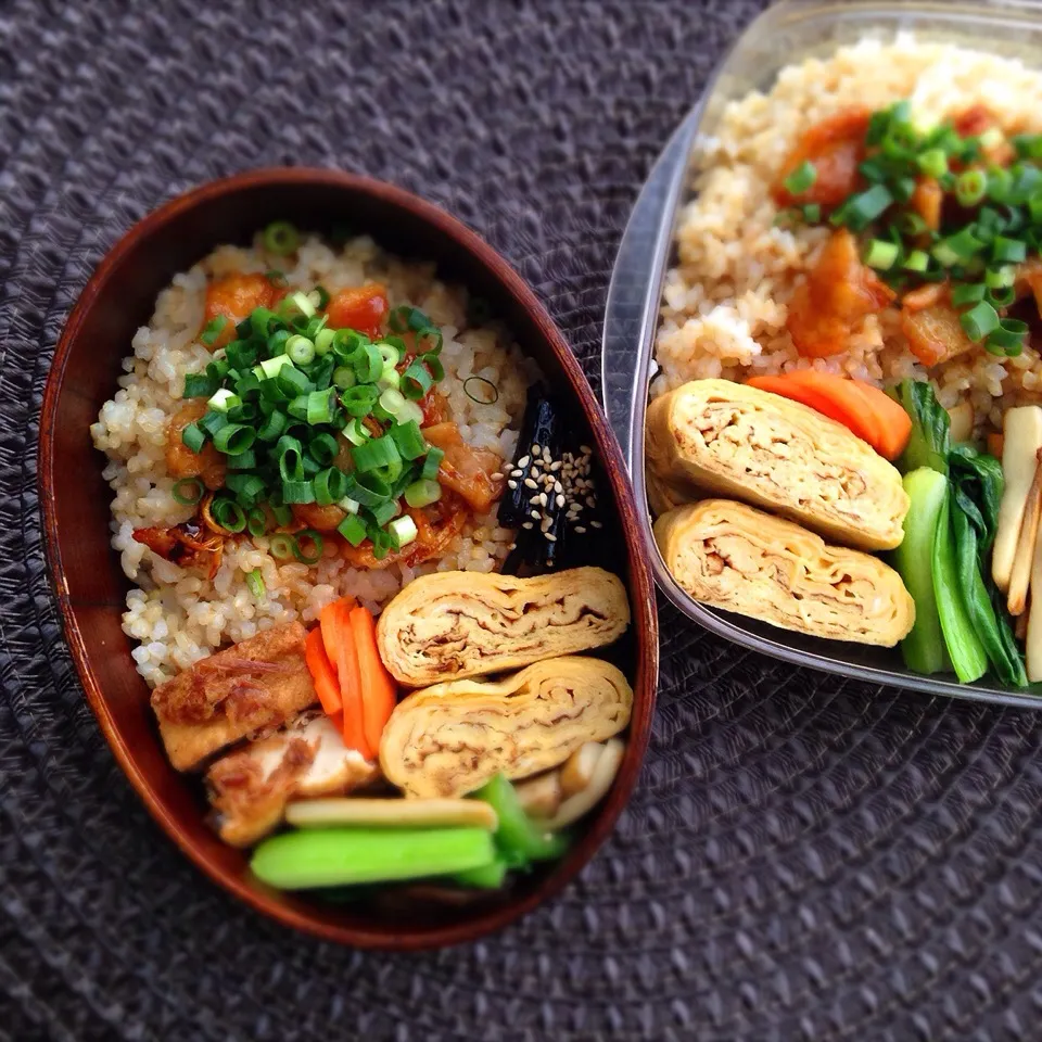 鶏皮の甘辛生姜丼弁当|colzaさん