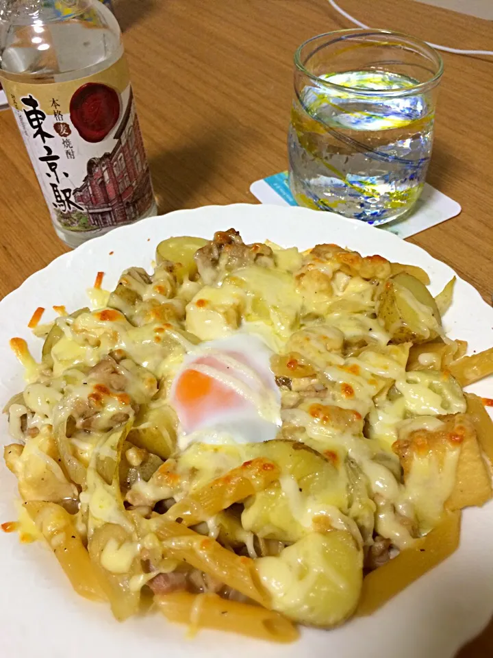 ひとり誕生日前祝いメニュー！洋風肉じゃがのチーズ焼き！！！！|さらば広島の長きまつげ(東京なう)さん