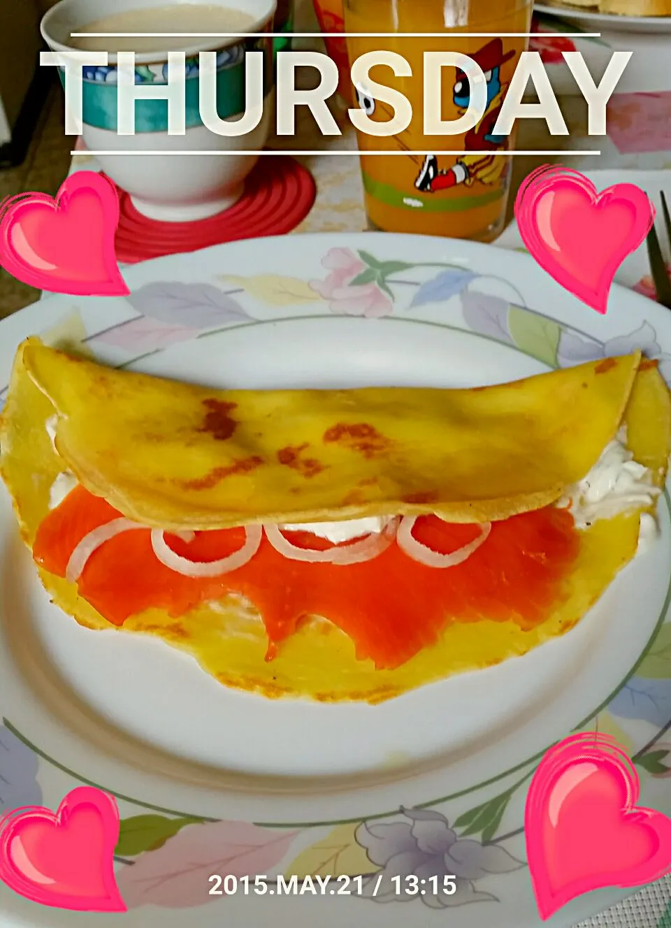 Snapdishの料理写真:Crèpes au salmon
 #crèpe
 #salmon
 #crème Fraiche|Najeskaさん