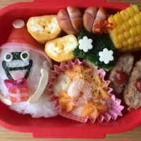 妖怪ウォッチ ウィスパー Xmasプレゼント キャラ弁|Mami Sakakibaraさん