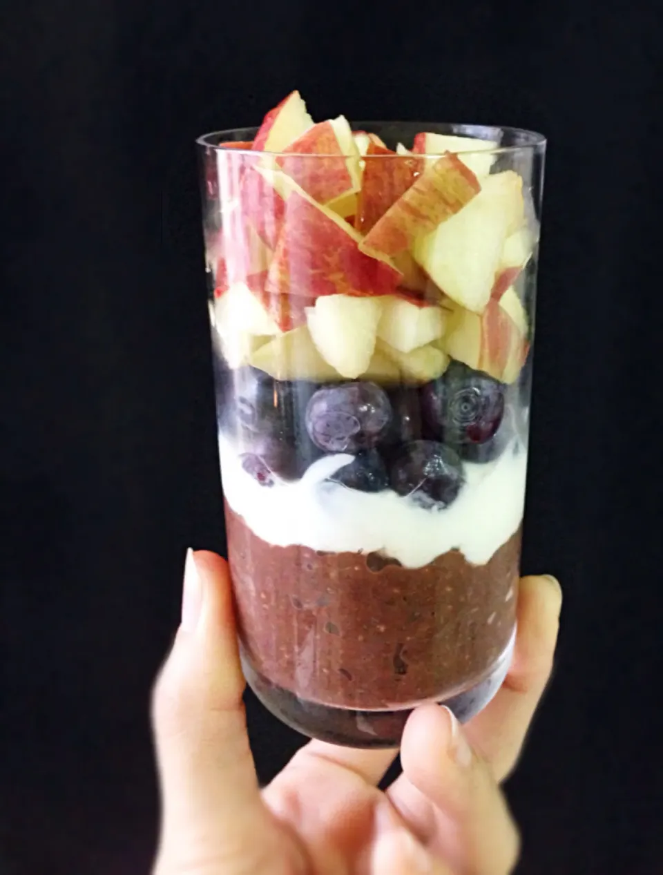 Chocolate chia pudding parfait|coxiella24さん