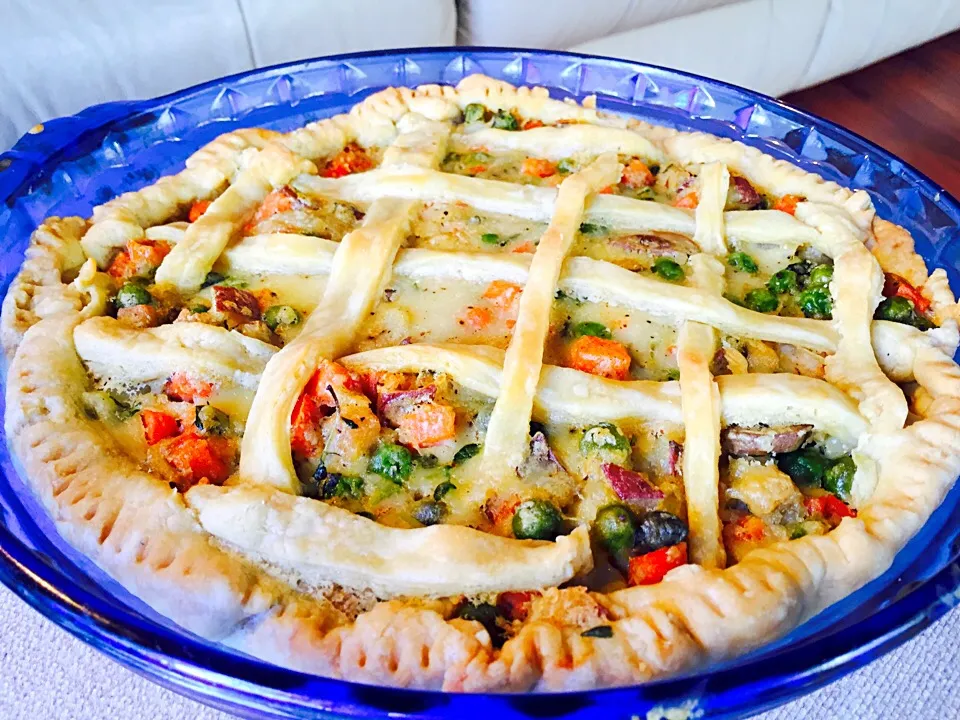 savory vegetable creamy tart|kavita maharajさん