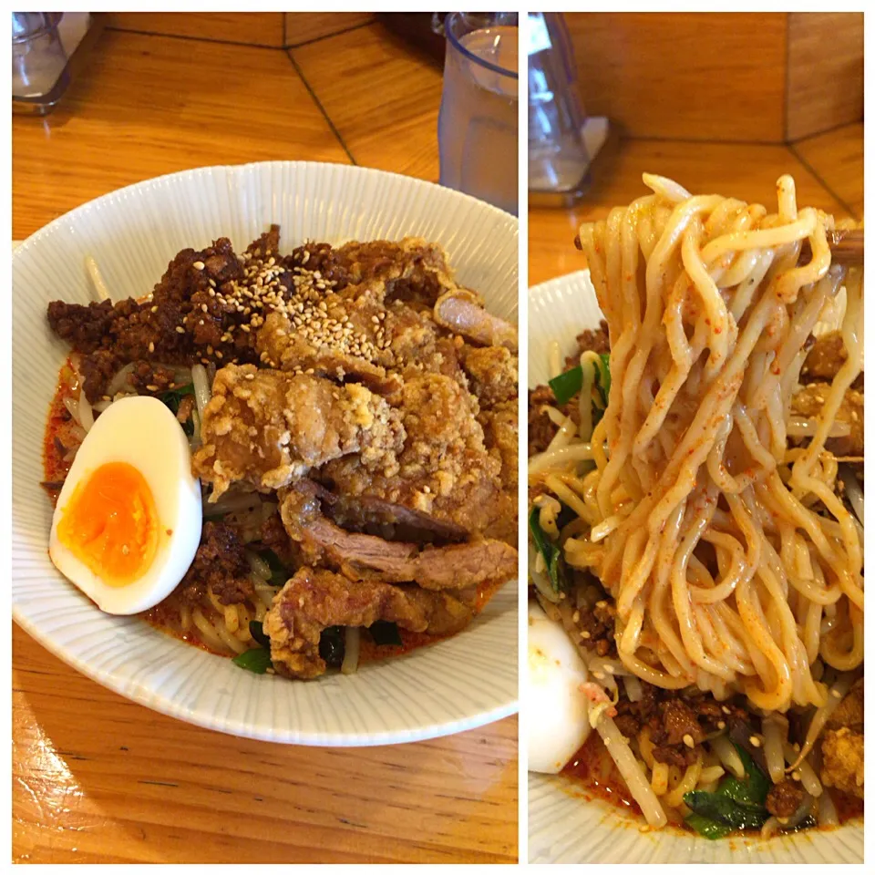 Snapdishの料理写真:拝骨汁なし担々麺@かつぎや(小川町)|yoooochanさん