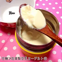 甘麹で自家製ヨーグルト②