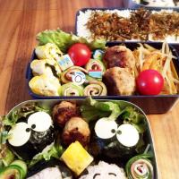 年少ツインズ&パパの日々のお弁当☆