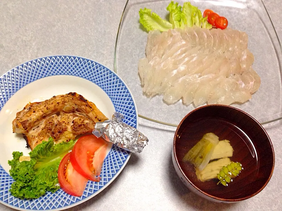 ショウサイフグの晩ご飯|Orie Uekiさん