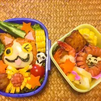 Snapdishの料理写真:ジバニャンキャラ弁|かかさんさん