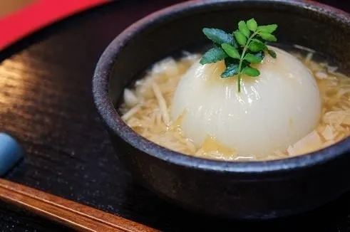 新玉葱の柔らか煮  湯葉あんかけ|さえさん