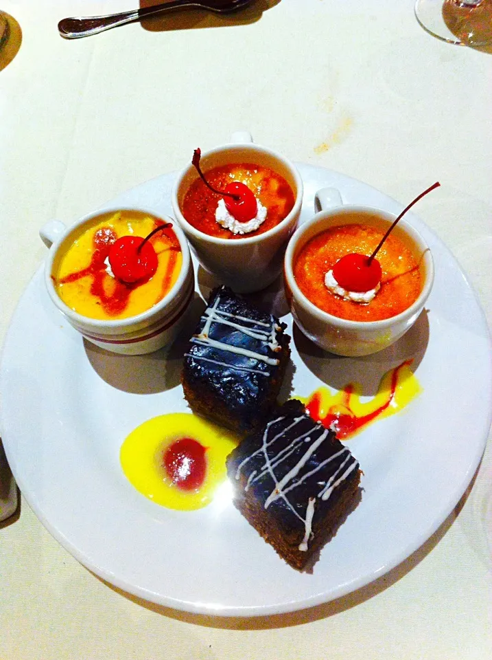 Creme Brulee & Chocolate cake|Woo J. Parkさん