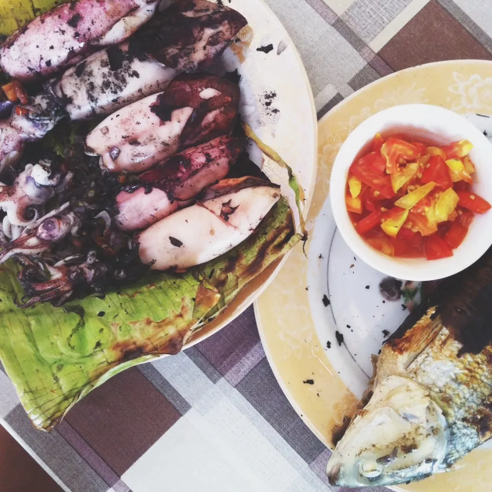 Grilled Squid & Milkfish|Karmina Kerene M. Diñoさん