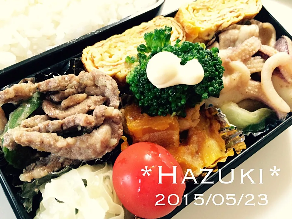 Snapdishの料理写真:高校生息子②弁当|Hazukiさん