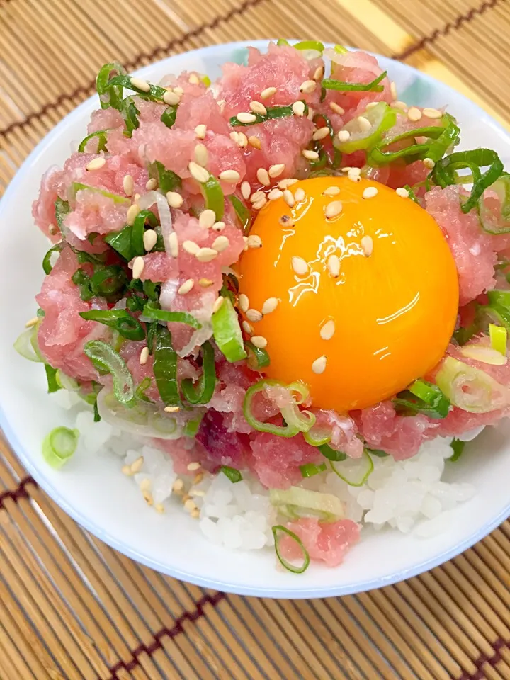 月見ねぎとろ丼|tomomiさん