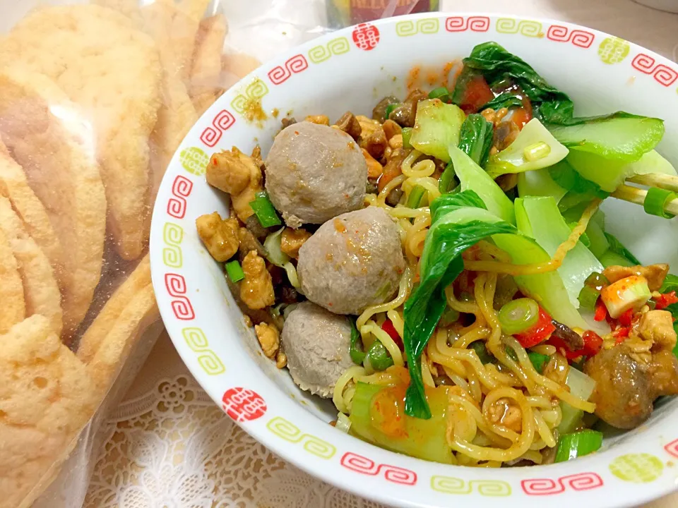 Homemade mie ayam baso|reviliaさん