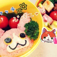 Snapdishの料理写真:ジバニャン弁当💓|とっとろーさん