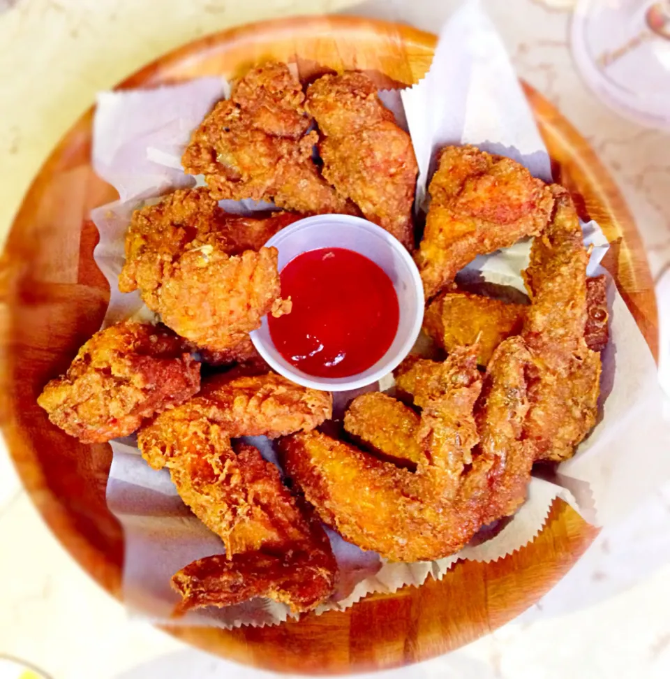 Har Jiong Gai(prawn paste chicken) chicken wings@Ice Cold Beer, Emerald Hill|coxiella24さん