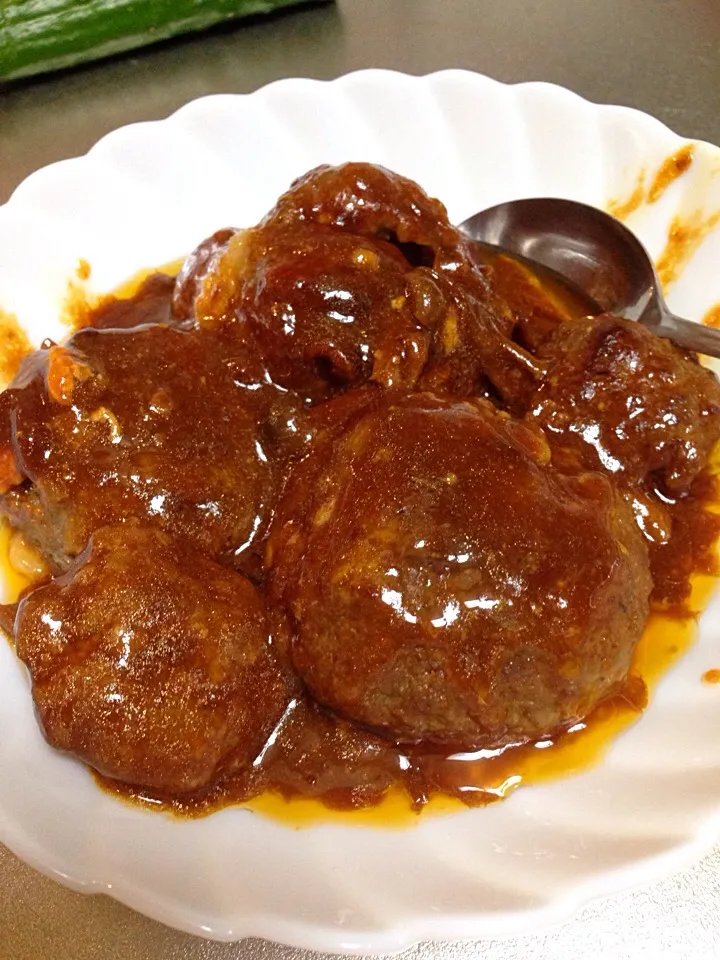 Snapdishの料理写真:Homemade Burger steak for my kiddo|Misz Belさん