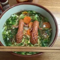 Snapdishの料理写真:マルちゃん正麺🍜、醤油味❗️(ˊo̶̶̷ᴗo̶̶̷`)੭✧✨