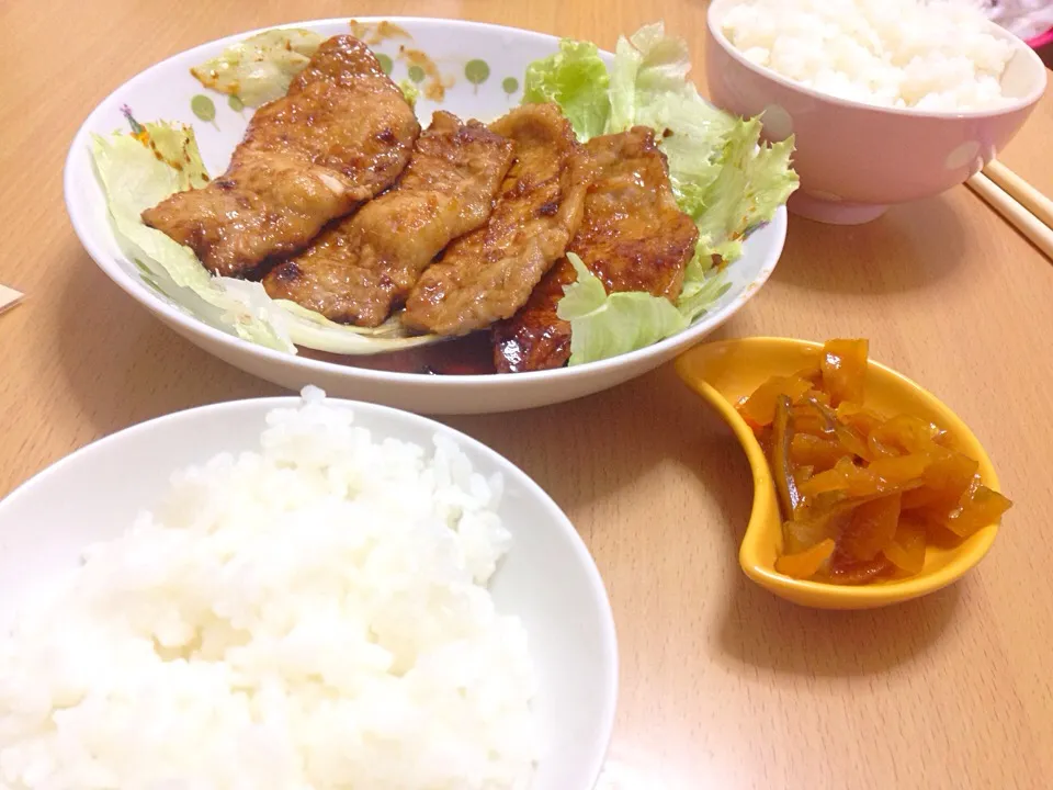 Snapdishの料理写真:生姜焼き|ぴさん