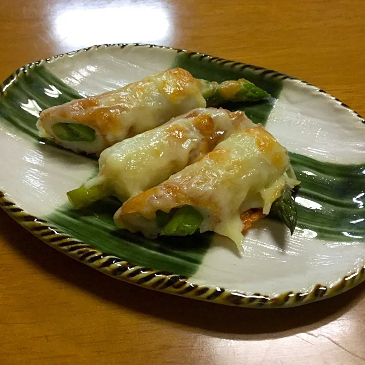 竹輪のアスパラ巻き|醤油屋の弟子さん