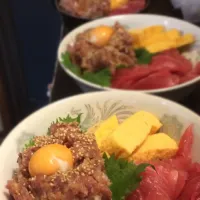 Snapdishの料理写真:イナダのなめろう丼|Ikuko Chubachiさん