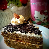 Snapdishの料理写真:Coffee cake with Baileys cream.|Eveさん