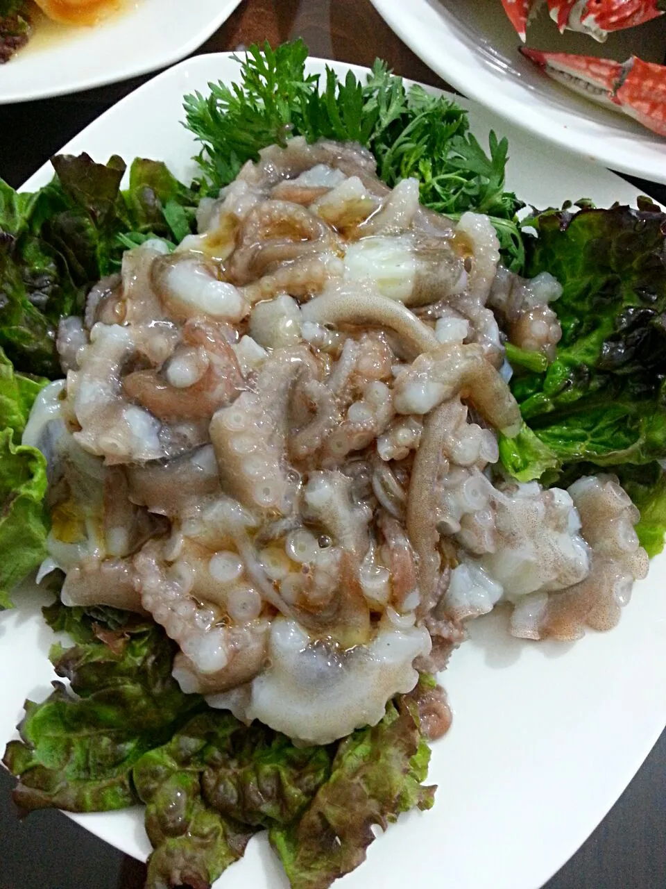 Snapdishの料理写真:small octopus|Aran Leeさん