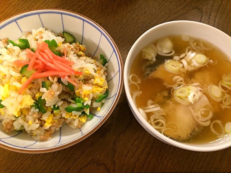 そぼろちらし&銀鱈の味噌汁|りえさん