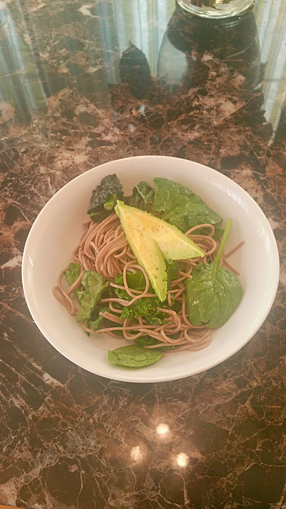 Lemon Noodles with Greens|Kymberly Nichole - Curvy Girl's Kitchenさん