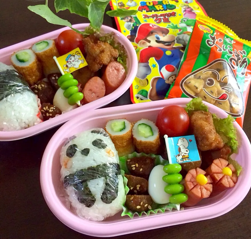 Snapdishの料理写真:親子遠足弁当♡|まいつんさん