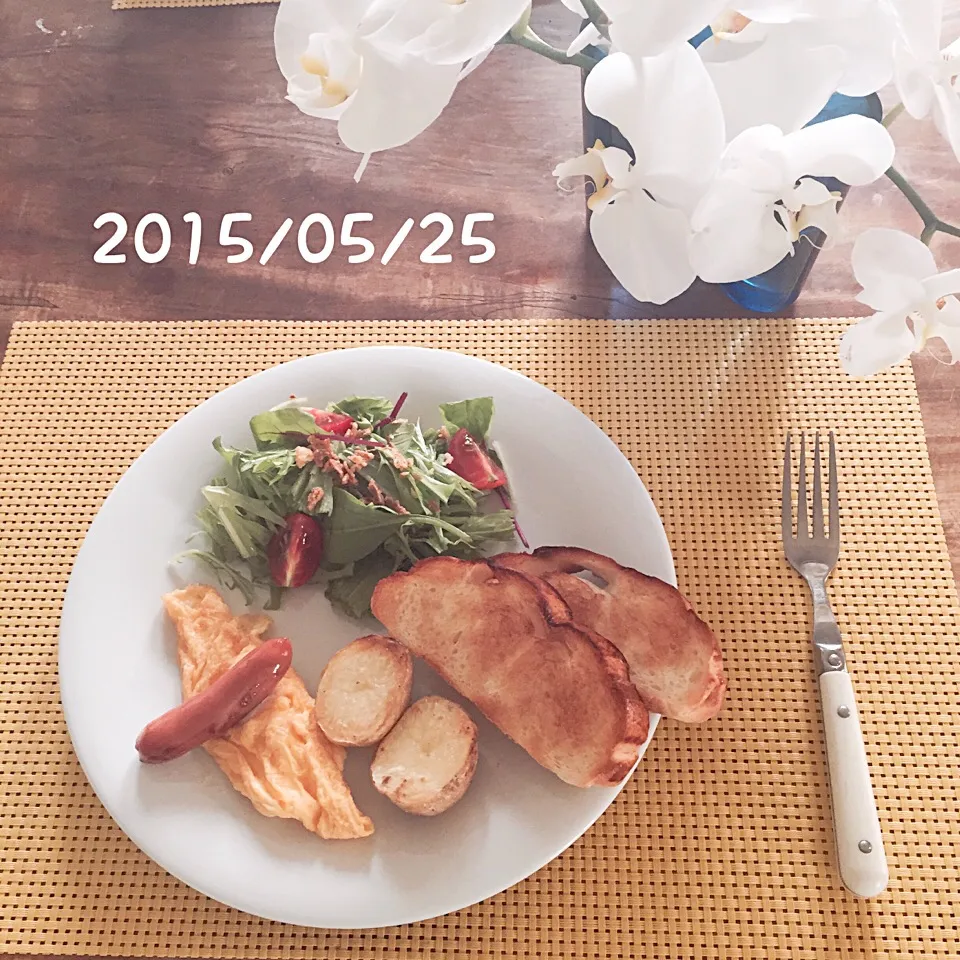 Snapdishの料理写真:朝ごはん 2015・5・25|ローゼルさん