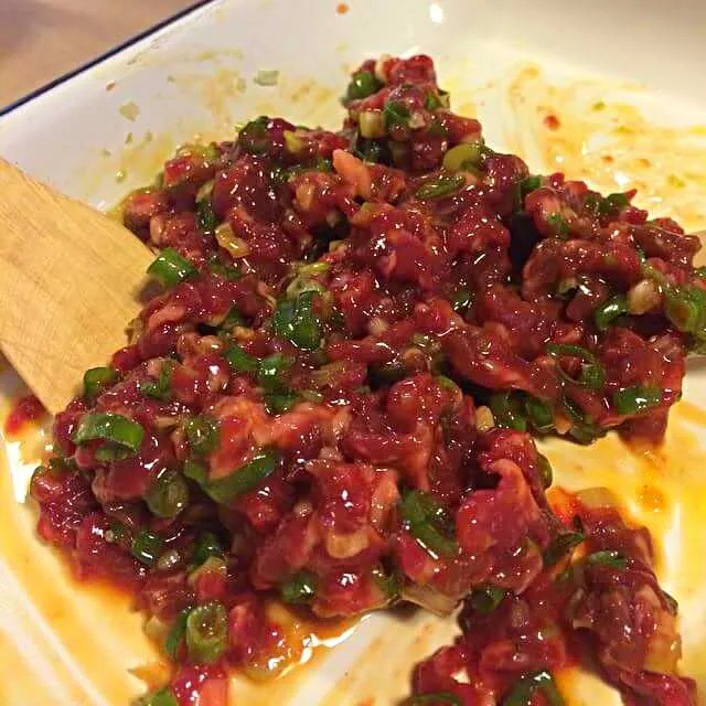 Snapdishの料理写真:wagyu tartare|CHUENCHAIさん