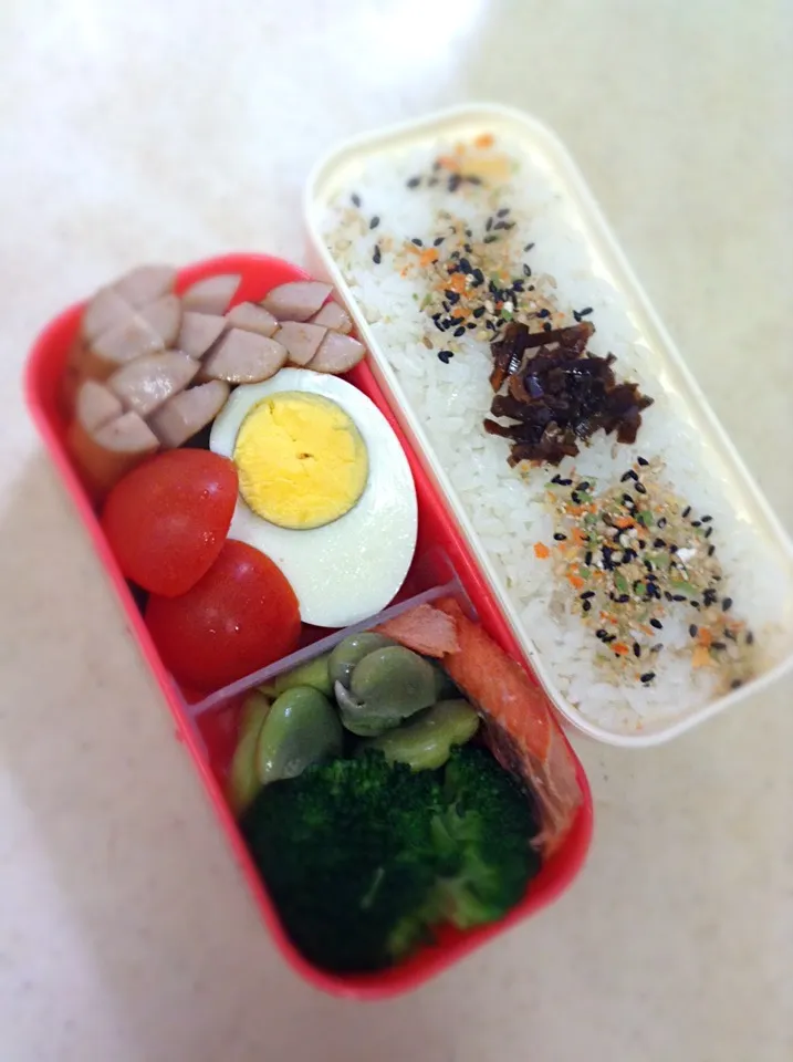 Today's lunch box. 月曜日だけ弁当持ってくパティーンになりつつあるJD|hoppycowさん