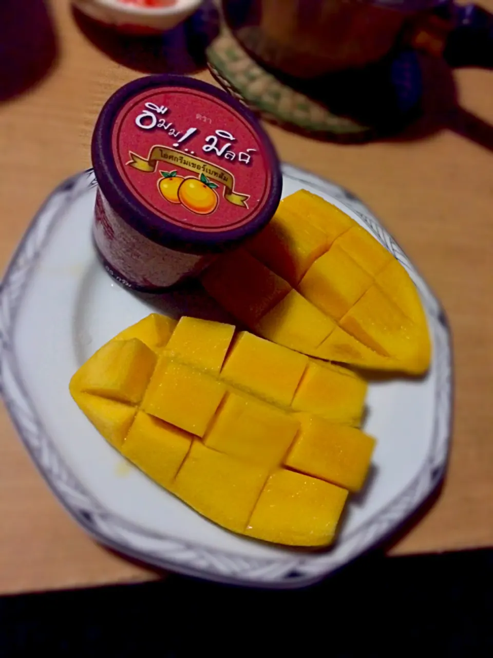 Mango n Orange Sherbet Ice Cream|Chalinee Kalyanamitraさん