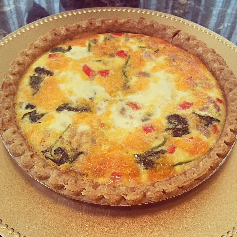 Vegetable Quiche|Kymberly Nichole - Curvy Girl's Kitchenさん