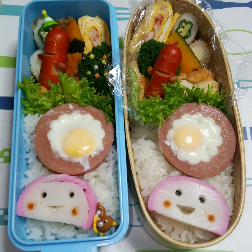 Snapdishの料理写真:5月26日(火)　高校生女子＆オレ弁当|クッキングおやぢさん