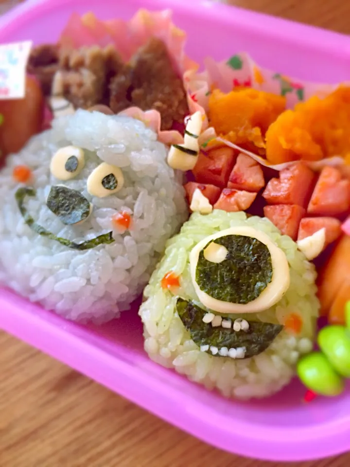 Snapdishの料理写真:モンスターズインク弁当|こはるさん