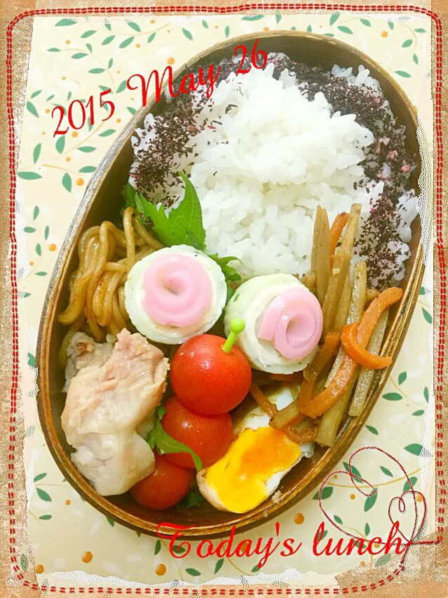 お弁当2015/MAY/26＊＊＊千尋さんの竹輪のお花入り|neoccoさん