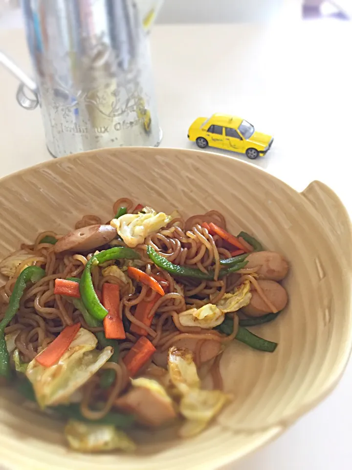 蒟蒻麺で焼きそば|ゆずさん