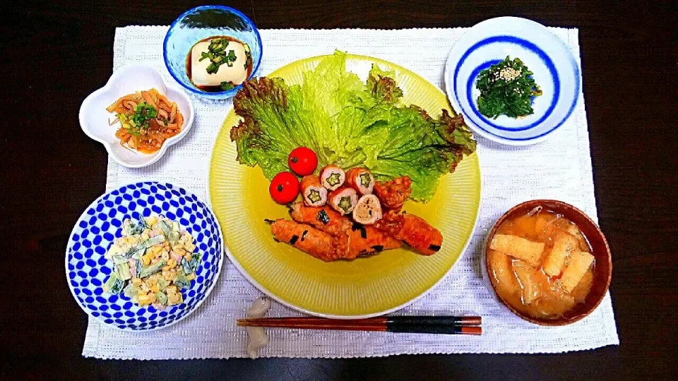 オクラとえのき茸の肉巻き 生姜焼き風🌌|pikyuさん