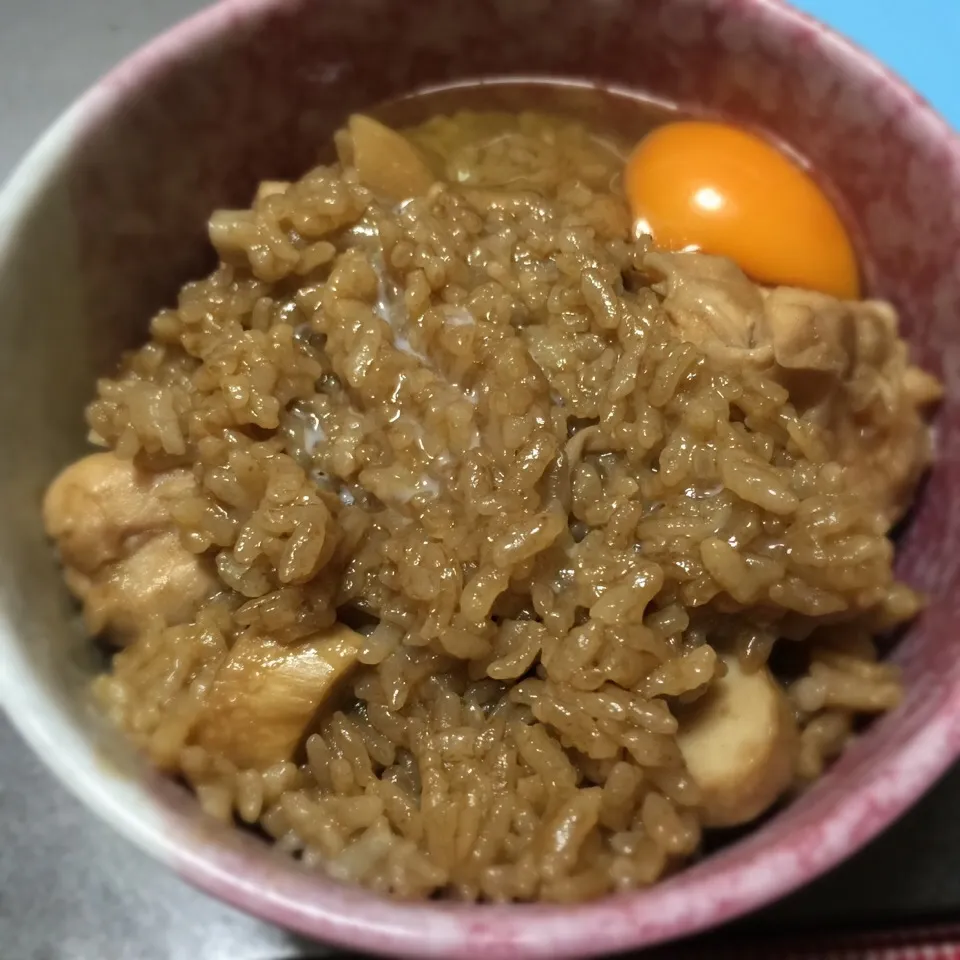 黒ビールの鶏肉とキノコの炊き込みご飯|Sakura.Kさん