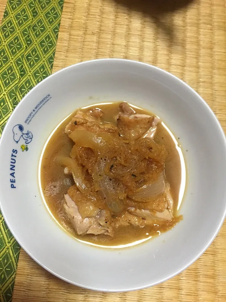 Snapdishの料理写真:鶏もも肉のニンニクバター醤油煮|373さん