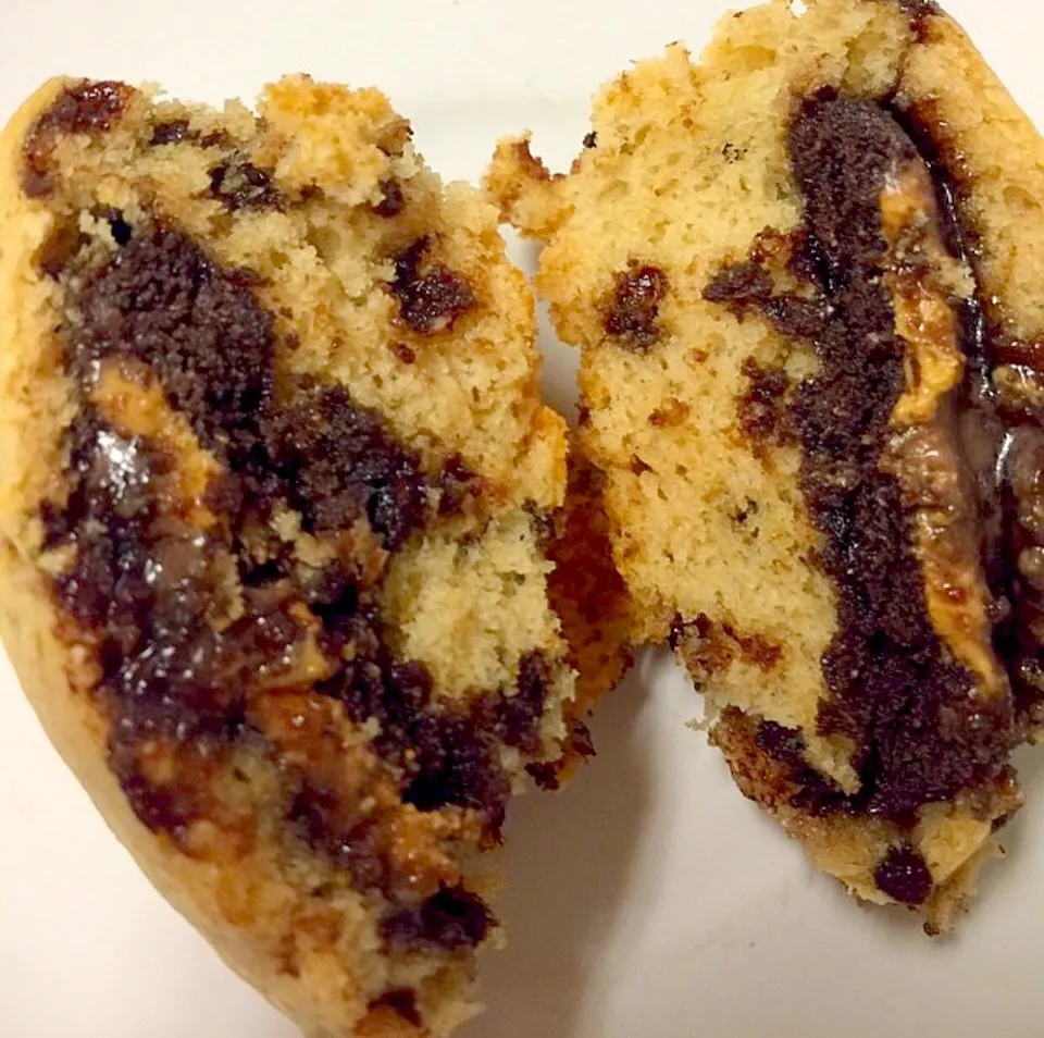 Chocolate chip muffin and fudge cookie|private ryanさん