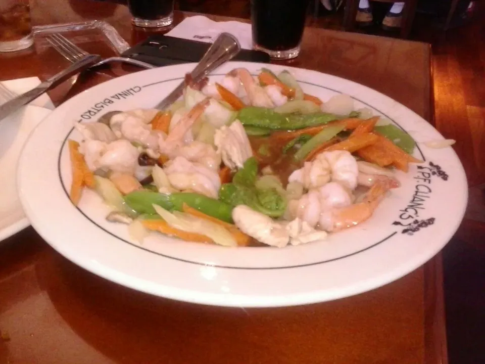 Gluten-free Moo goo gai pan....P.F Chang Town center Jacksonville, FL|Mj Marijanneさん