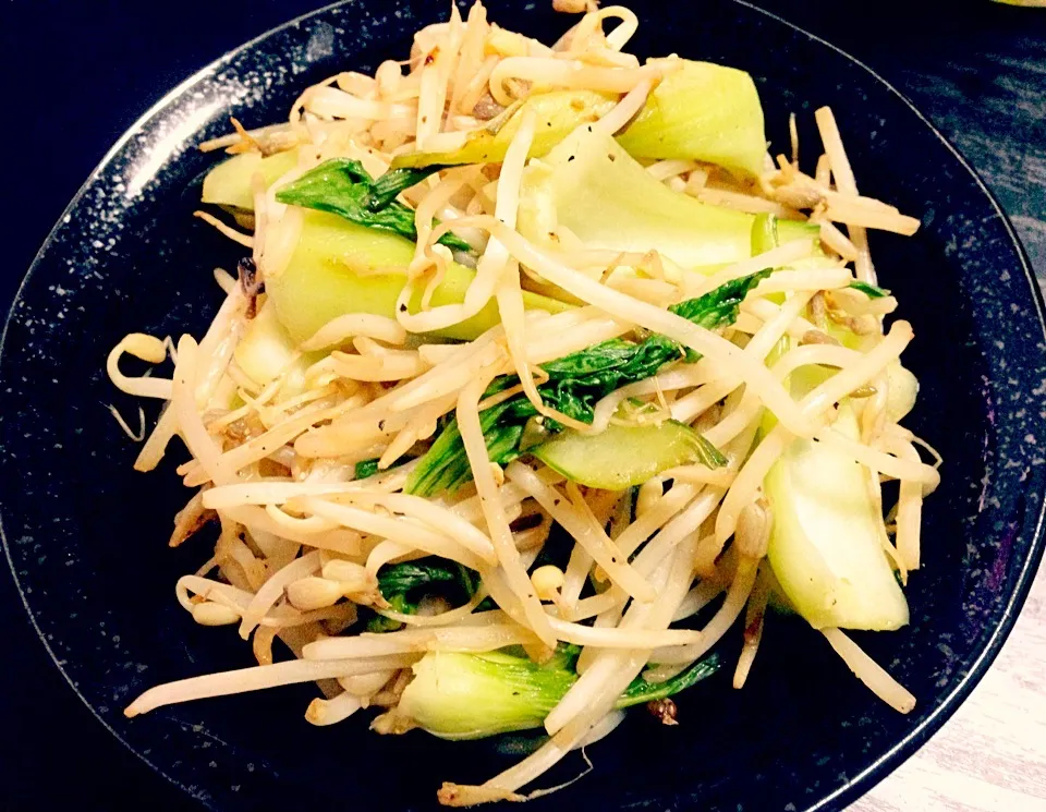 stir fried PakChoi and Bean sprouts|Seagrapesさん