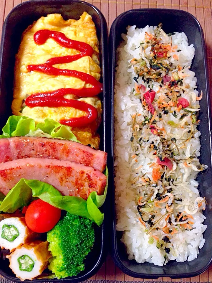 Snapdishの料理写真:息子弁当32日目！軽め弁当のハズ(・・?)|じゅんけさん