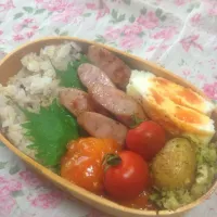 Snapdishの料理写真:3日目娘のお弁当|ゆずさん